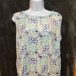 Talbots sleeveless top